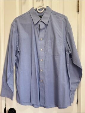 Jos. A. Bank Traveler’s Collection Classic Light Blue Men's Dress Shirt